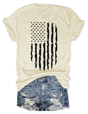 T-shirt drapeau américain