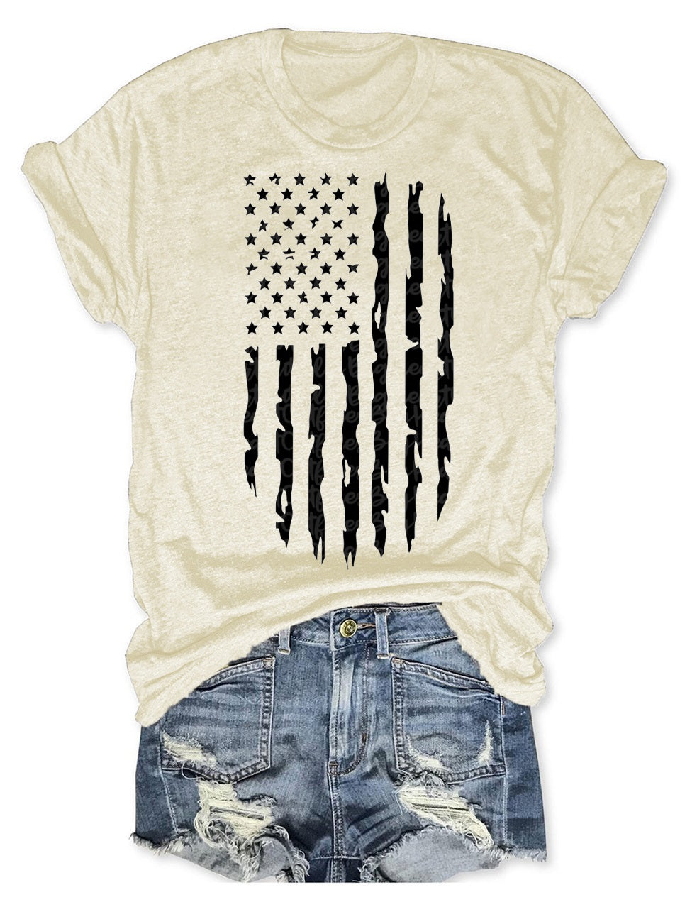 T-shirt drapeau américain