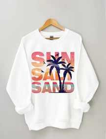 Sweat-shirt Soleil Sel Sable