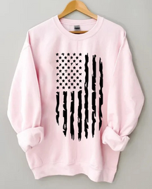Sweat-shirt drapeau américain
