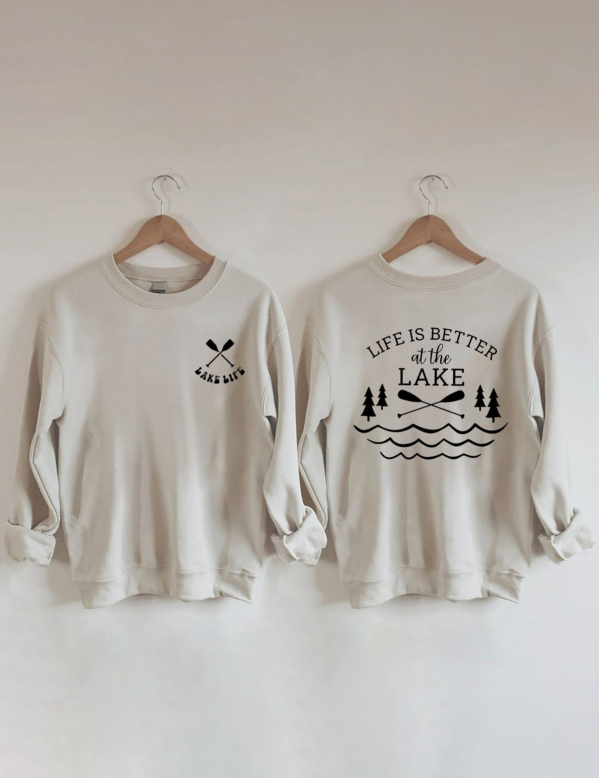 La vie est meilleure au sweat-shirt du lac