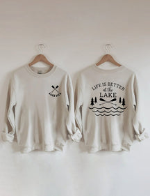 La vie est meilleure au sweat-shirt du lac