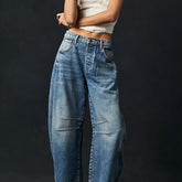 Jean ample vintage taille moyenne