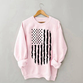 Sweat-shirt drapeau américain