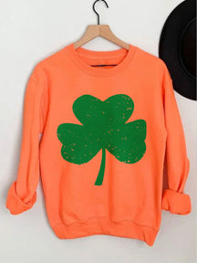 St. Patrick's Day Kleeblatt-Sweatshirt