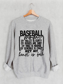 Sweat-shirt maman baseball