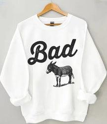 Sweat-shirt mauvais âne 