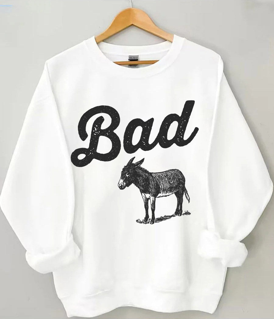 Sweat-shirt mauvais âne 