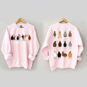 Liebe-Hühner-Sweatshirt 