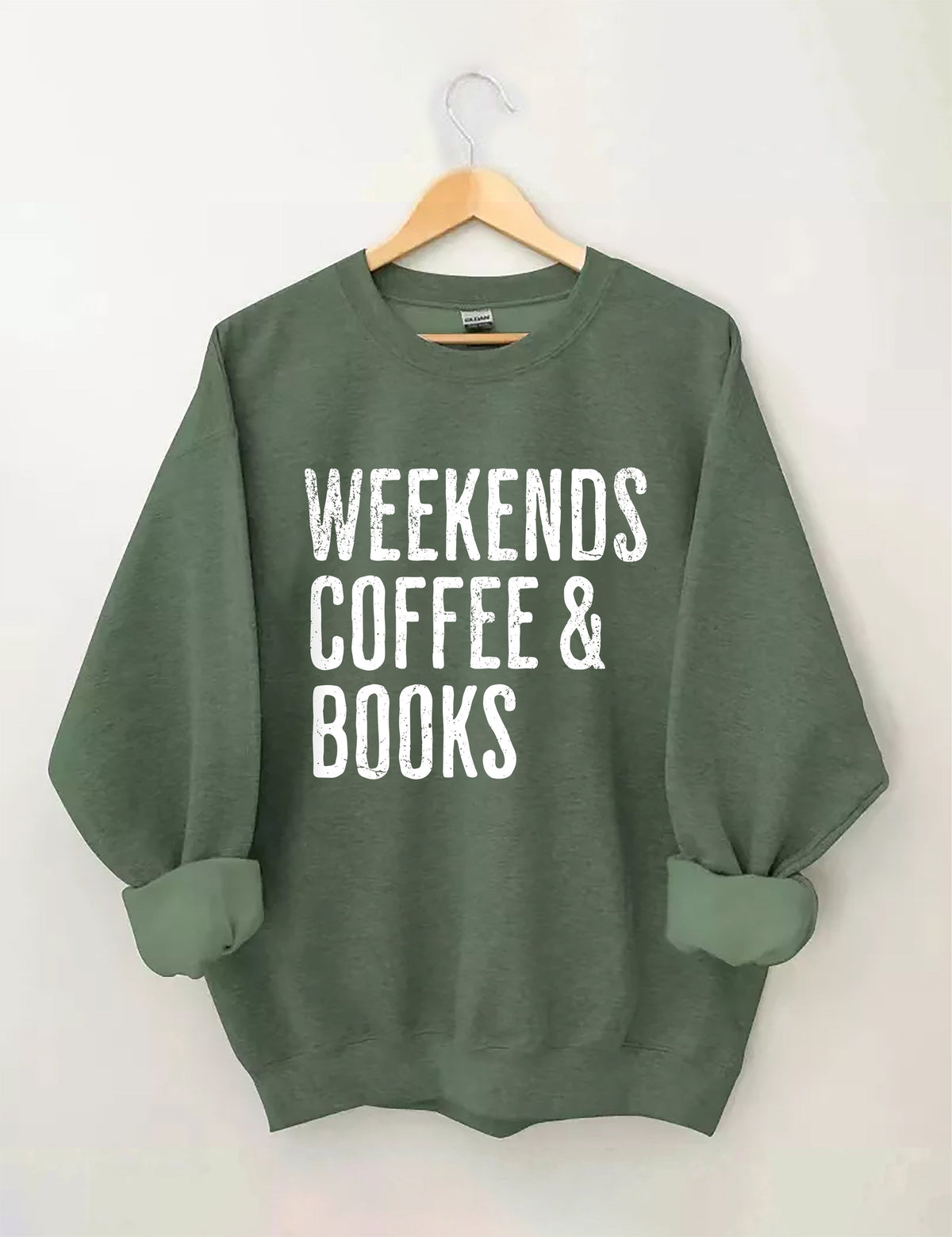 Weekends Coffee &amp; Books Sweatshirt