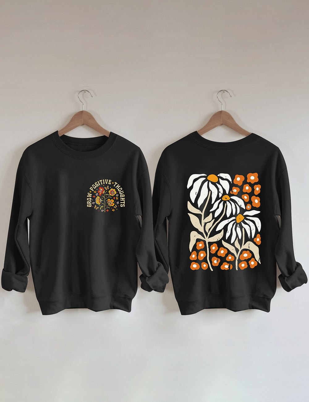 Sweat-shirt Cultiver des pensées positives