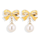 _Gift_Boucles d'oreilles à nœud mignon