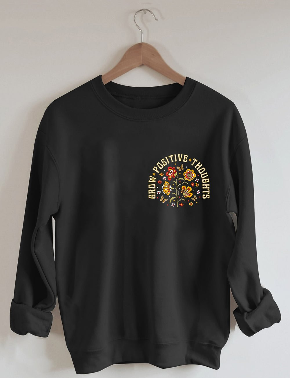 Sweat-shirt Cultiver des pensées positives