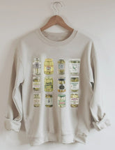 Sweatshirt mit eingemachten Gurken 