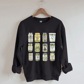 Sweatshirt mit eingemachten Gurken 