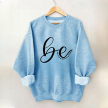 Sweat-shirt imprimé lettre de gentillesse