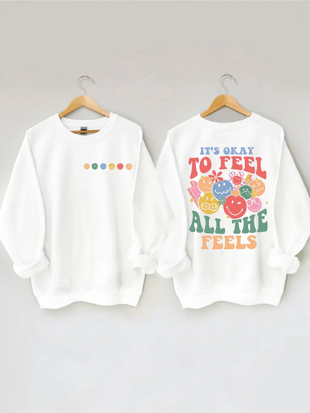 Sweat-shirt C'est bon de ressentir toutes les sensations