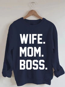 Sweat-shirt Femme Maman Patron 