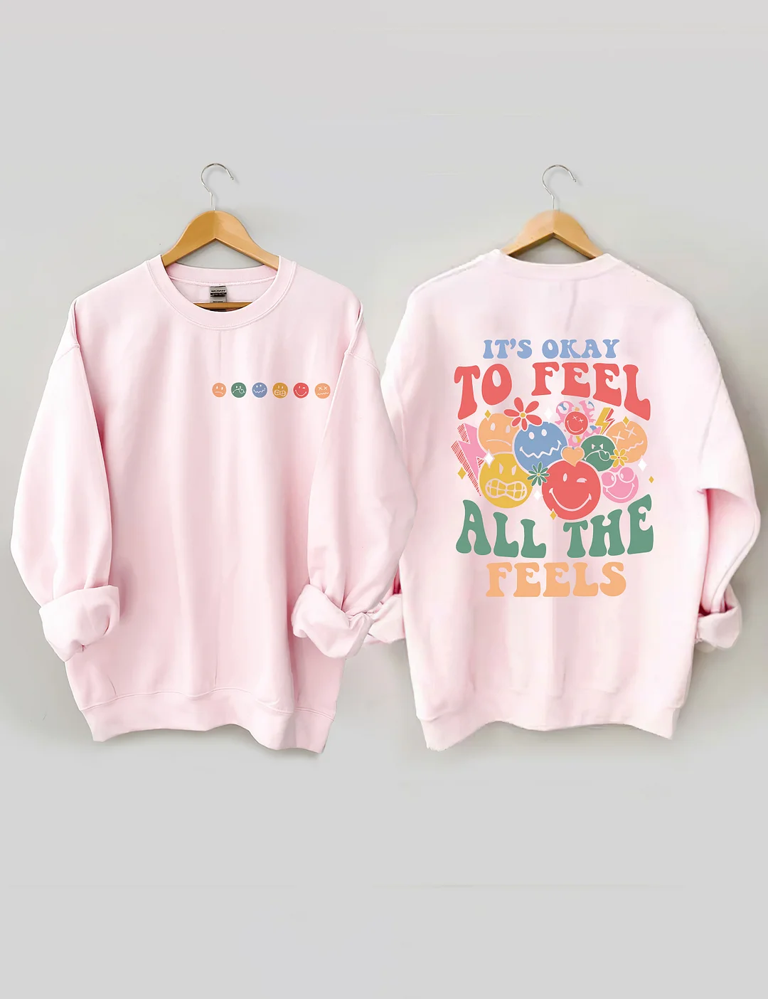 Sweat-shirt C'est bon de ressentir toutes les sensations