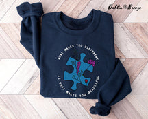 Ce qui vous rend différent est ce qui vous rend beau sweat-shirt