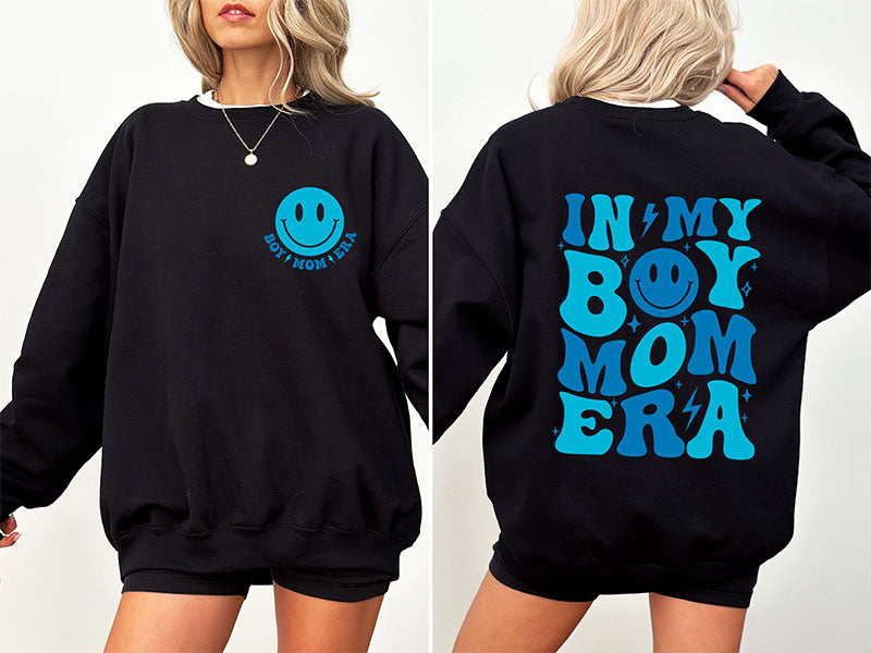 Dans My Boy Mom Era Sweat-shirt mignon