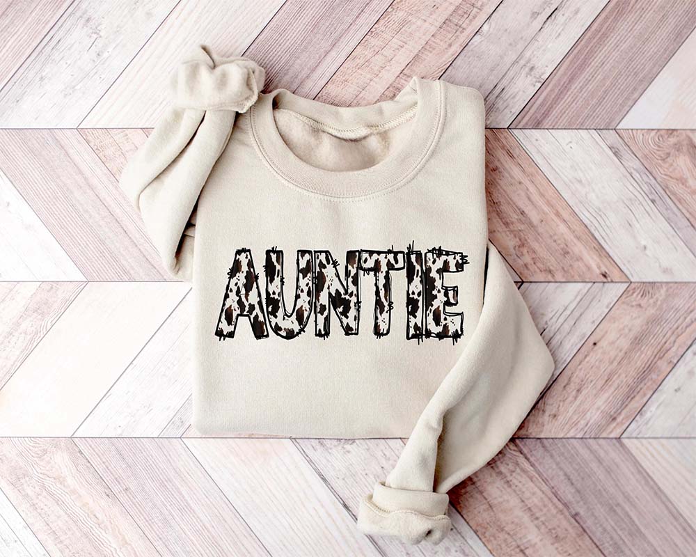 Buffalo Plaid Tante Print Sweatshirt