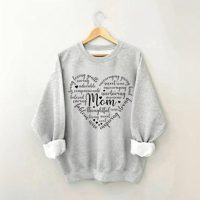 Sweat-shirt Maman Coeur