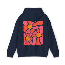 Retro botanischer Wildblumen-Hoodie