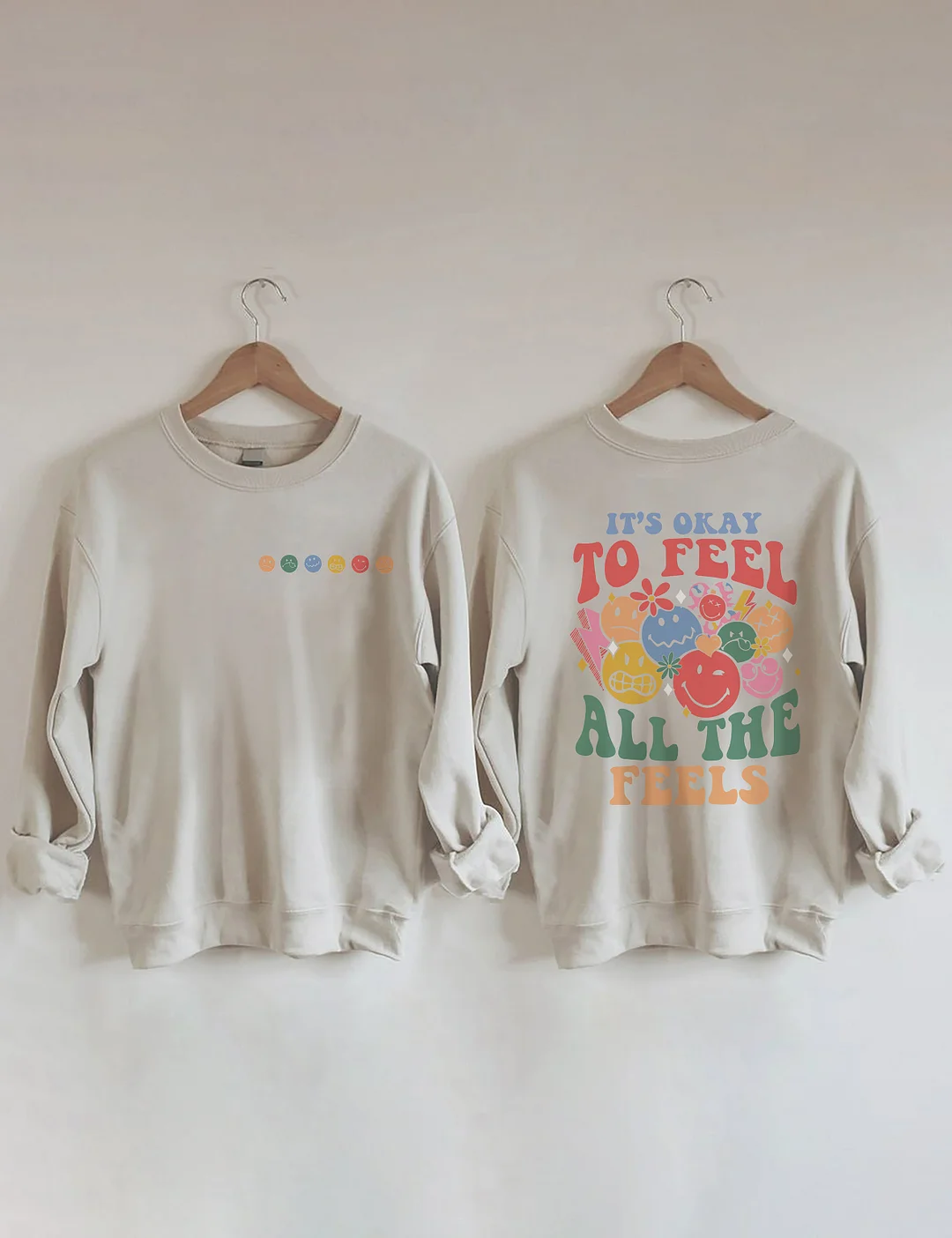 Sweat-shirt C'est bon de ressentir toutes les sensations