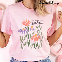 Boho Floral Offrez-vous un t-shirt de gentillesse