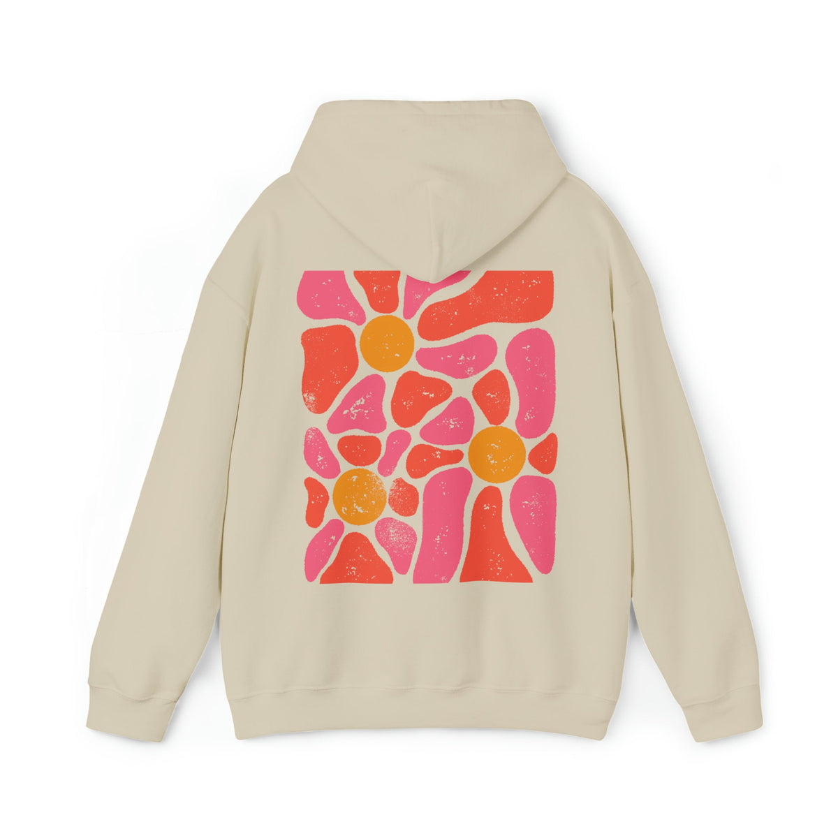 Retro botanischer Wildblumen-Hoodie