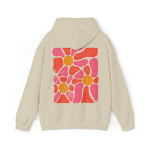 Retro botanischer Wildblumen-Hoodie