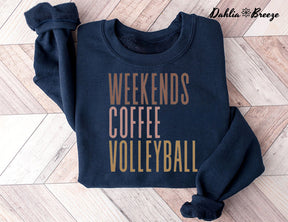 Sweat-shirt de volley-ball Weekend Coffee