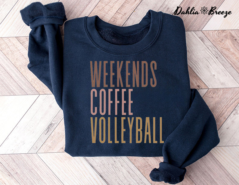 Sweat-shirt de volley-ball Weekend Coffee
