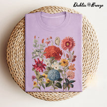 T-shirt Boho Wildflowers Cottagecore
