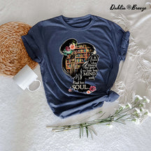 T-shirt Dans la bibliothèque, elle va perdre la tête
