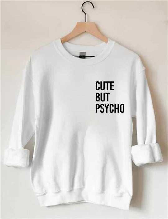Sweat-shirt mignon mais psychopathe 