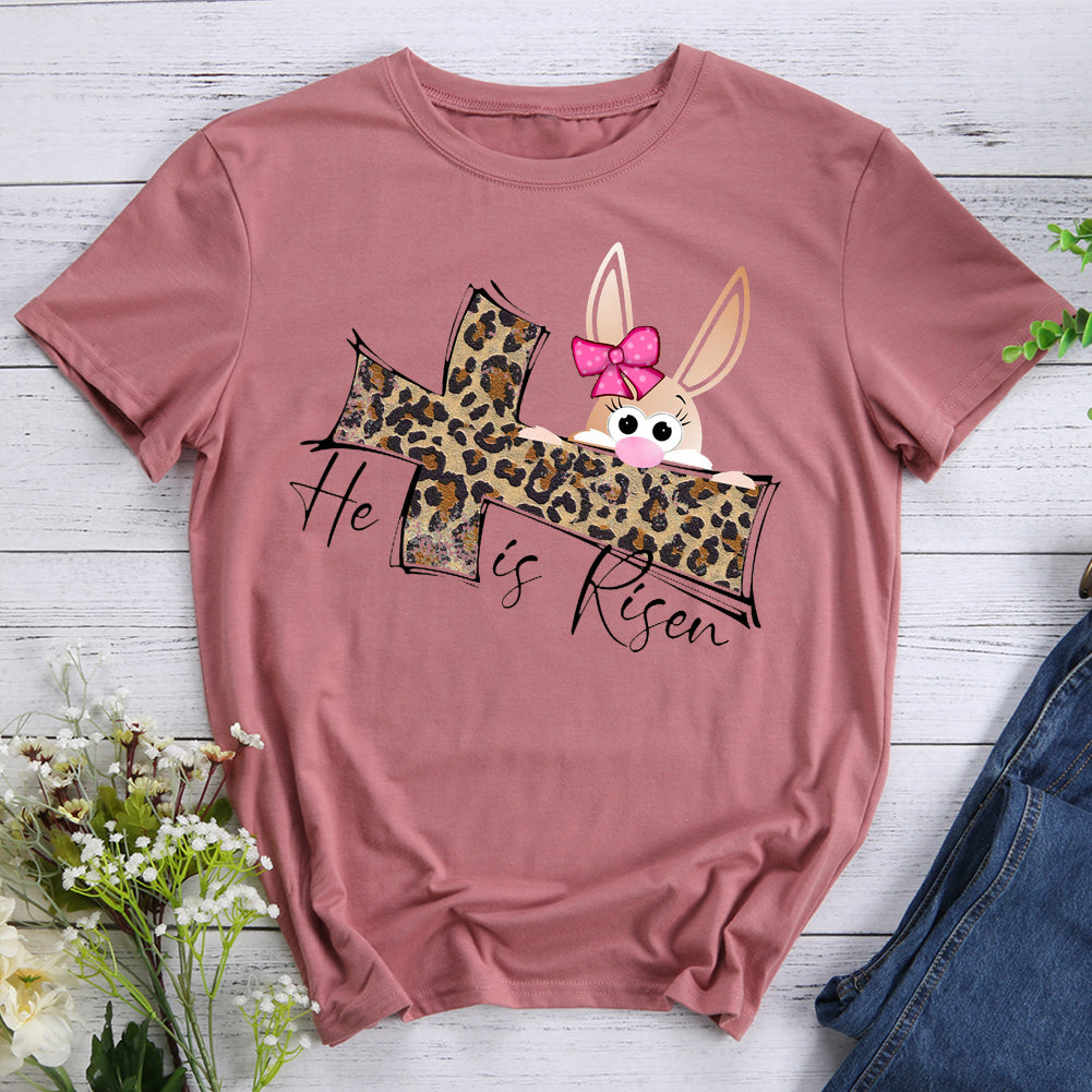 He is Risen Rabbit Lover T-shirt