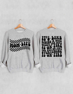 Sarkastisches Mom Life Sweatshirt