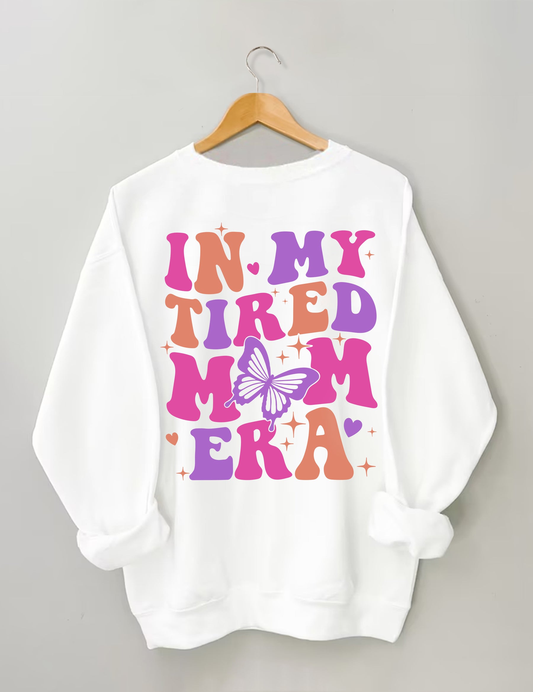 In meinem müden Mama-Ära-Sweatshirt