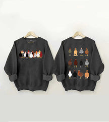 Sweat-shirt Love Chickens 