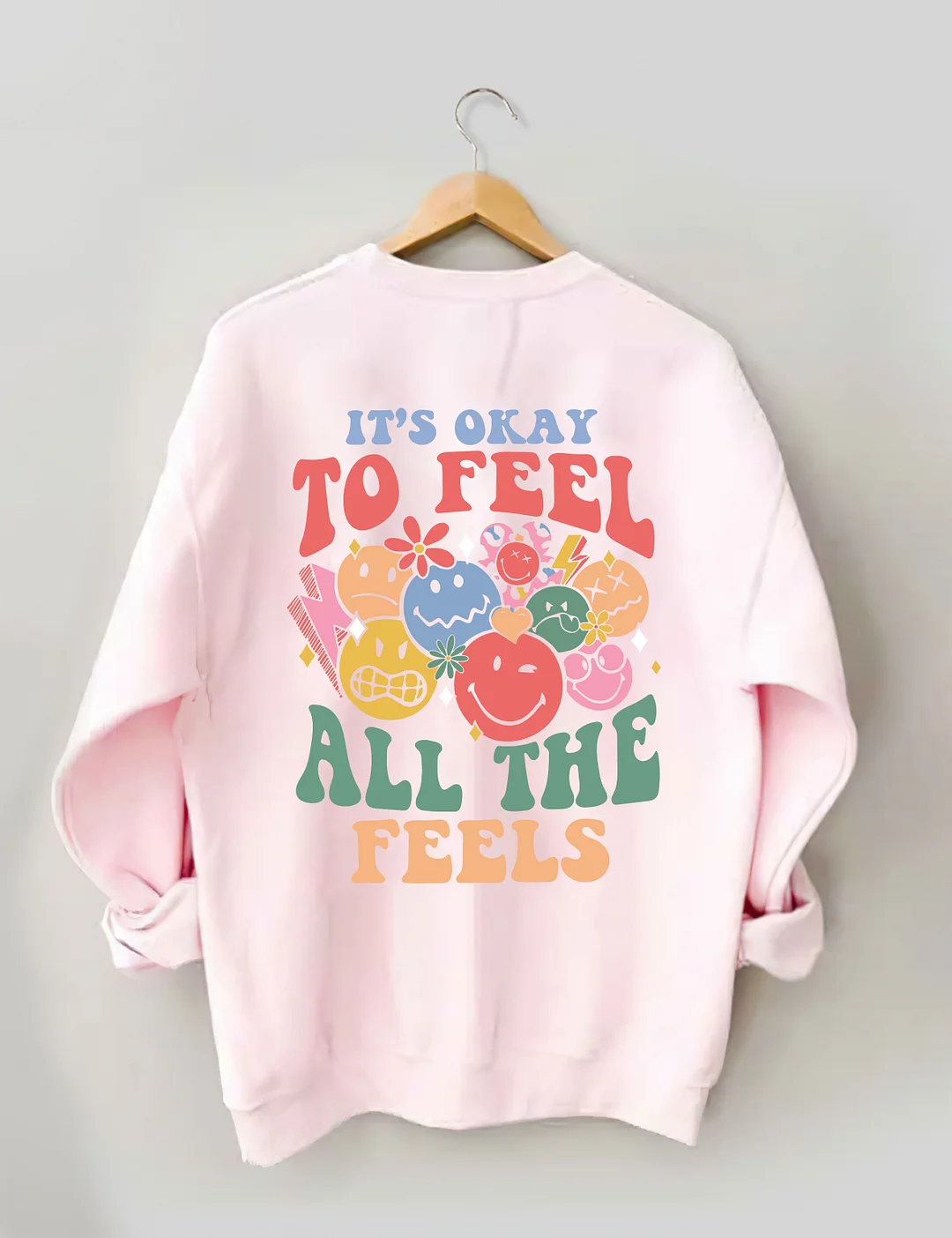 Sweat-shirt C'est bon de ressentir toutes les sensations