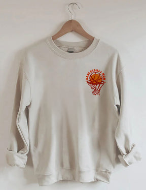 Sweat-shirt Dans mon ère de maman de basket-ball