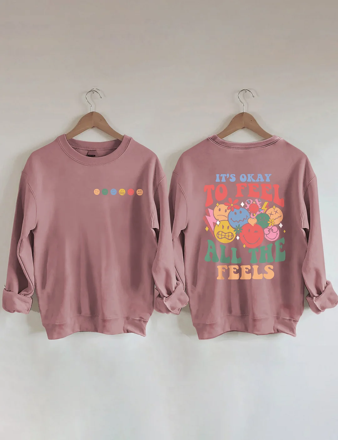 Sweat-shirt C'est bon de ressentir toutes les sensations
