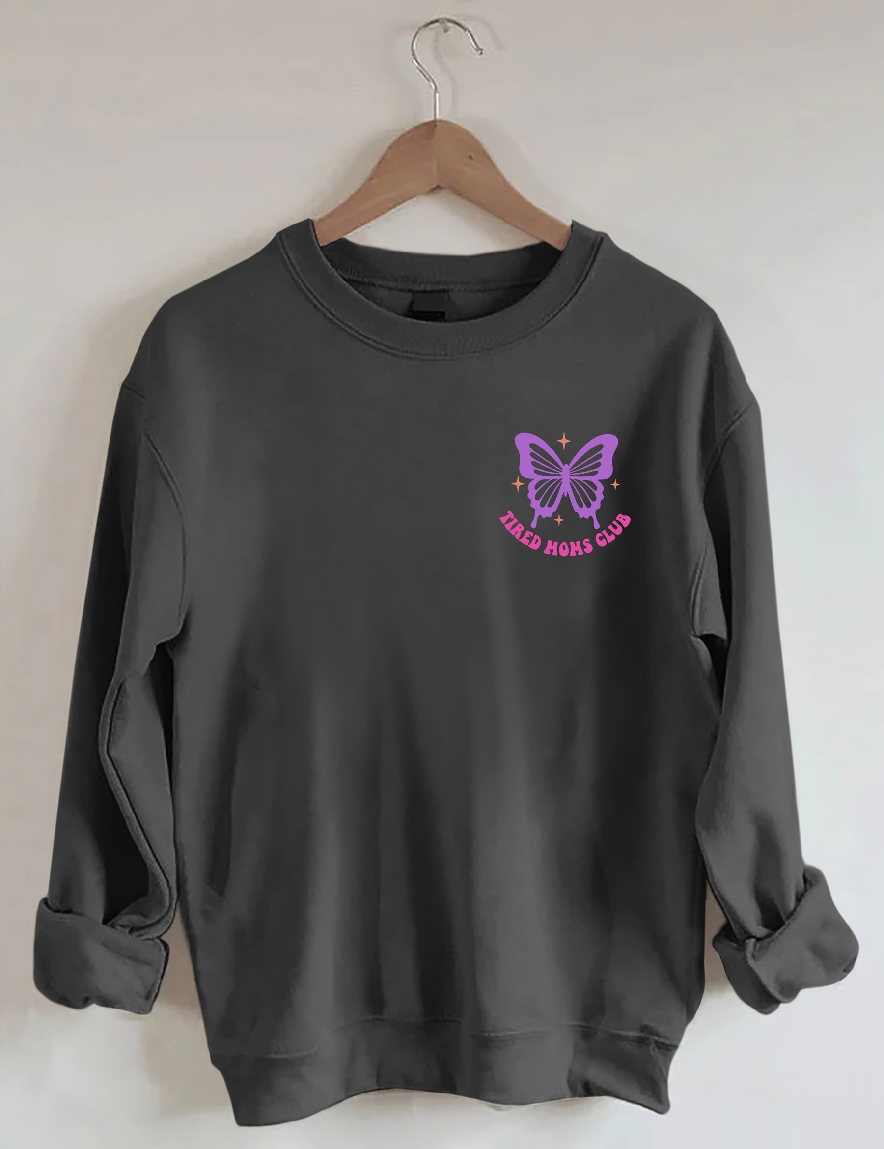 In meinem müden Mama-Ära-Sweatshirt