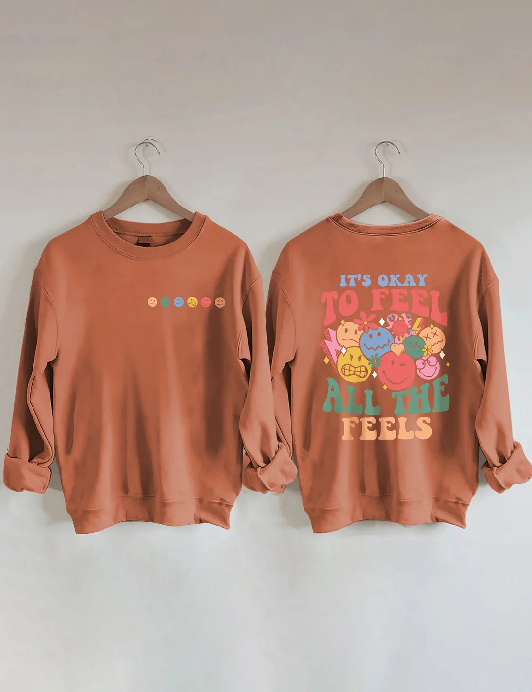 Sweat-shirt C'est bon de ressentir toutes les sensations
