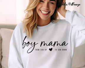 Sweat-shirt Boy Mama From Son Up to Son Down