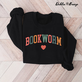 Bookworm Mignon Enseignant Livres Amant Sweatshirt