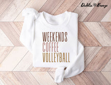Sweat-shirt de volley-ball Weekend Coffee
