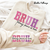 Sweat-shirt Retro Bruh anciennement connu sous le nom de maman